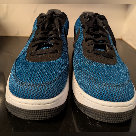 Nike Air Force 1 Elite Low TXT Men’s Size 13 Blue Black Sneakers MSRP $198 - Picture 3 of 9